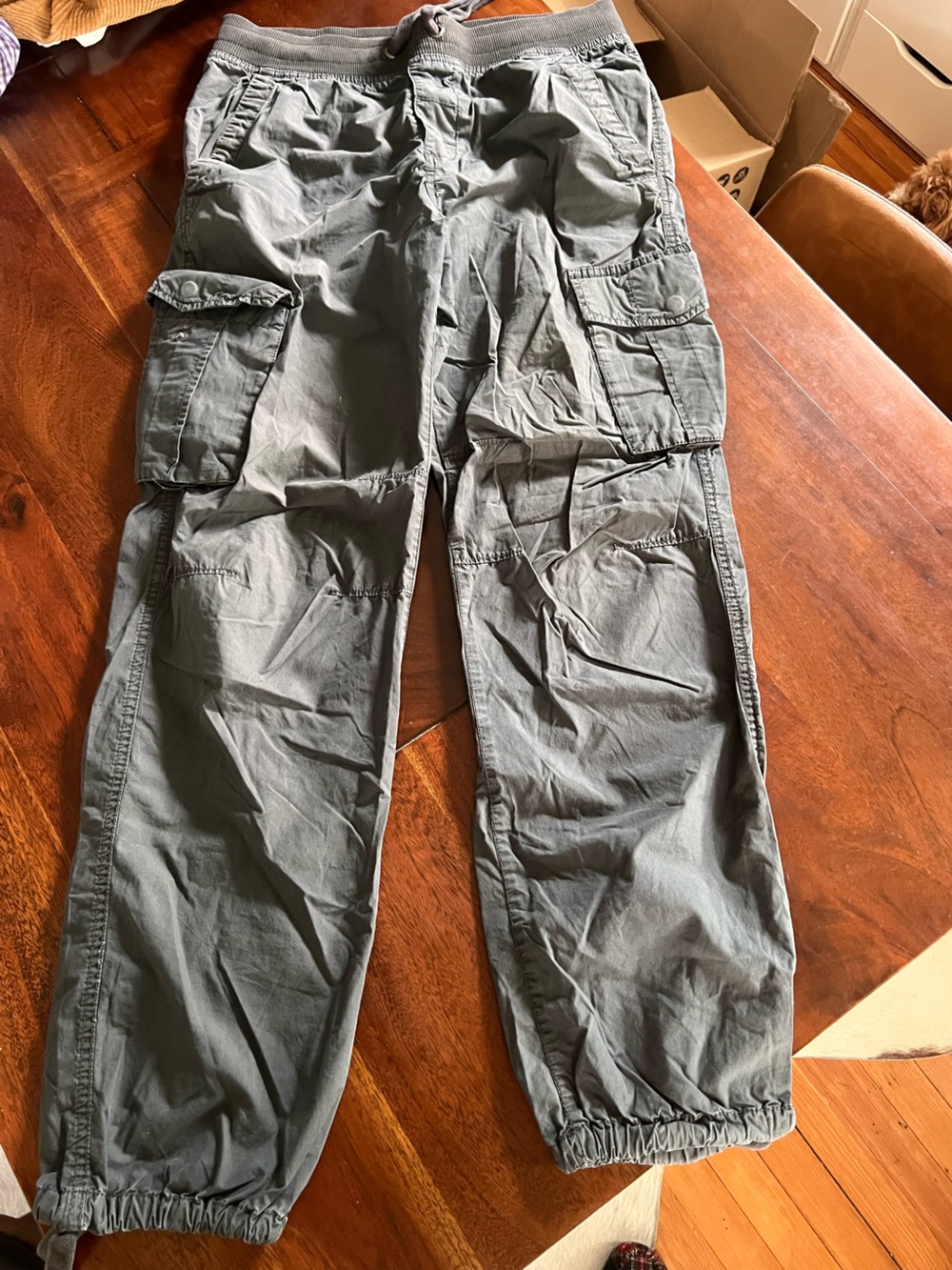 Men’s H&M Cargo Trouser | Olive Green | Small